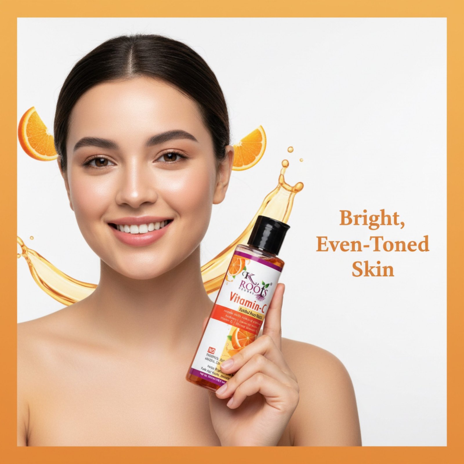 Vitamin C Face Wash for Glowing Skin, Skin Brightening & Dark Spot Removal, Herbal Face Cleanser with Orange & Mulberry Extract, Paraben Free Daily Face Wash for Men & Women (100ml) - Image 5