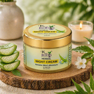Kroots Night Cream – Moisturizing & Skin Nourishing Cream for All Skin Types (50 ml)