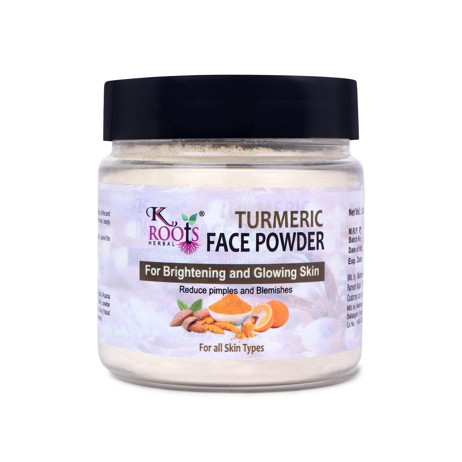 Turmeric Face Powder – Brightening Glow for Clear Skin
