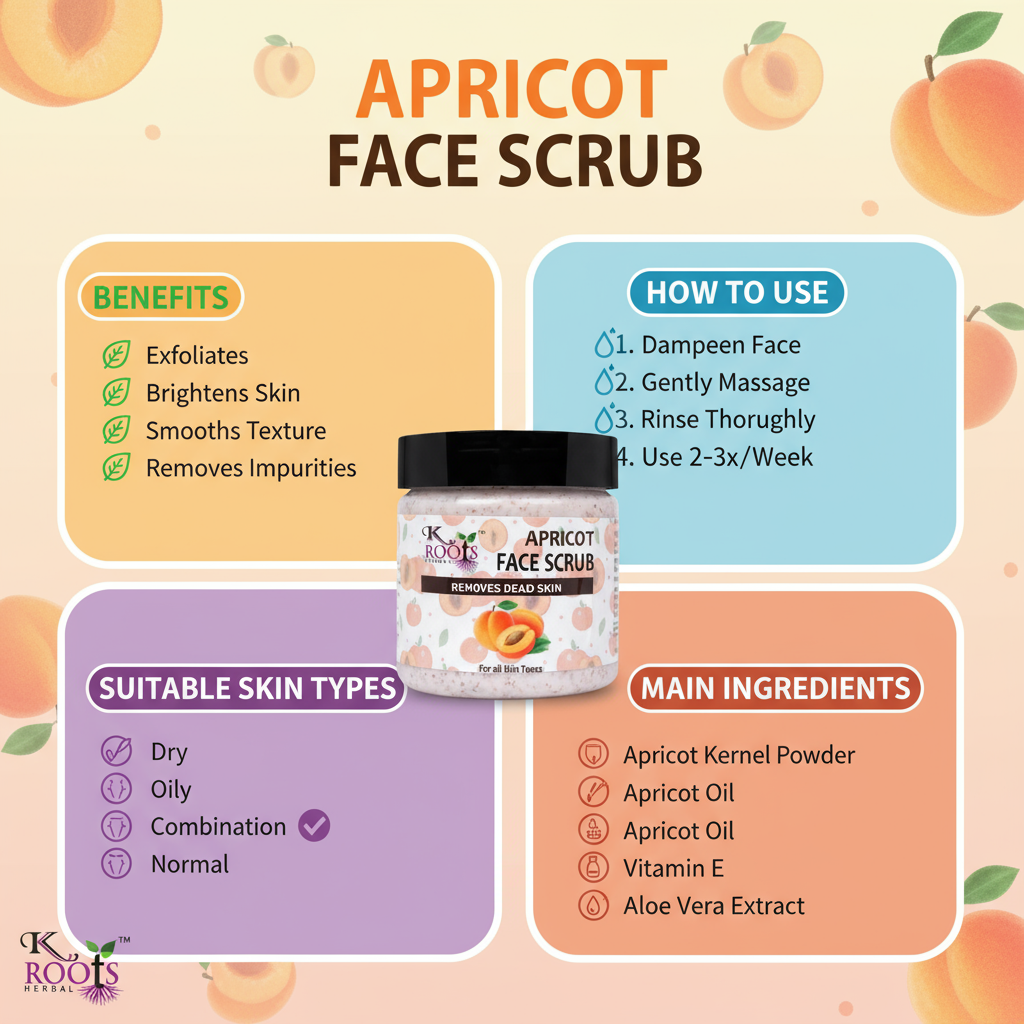 Apricot Glow Face Scrub – Smooth, Radiant Skin in Every Use - Image 2