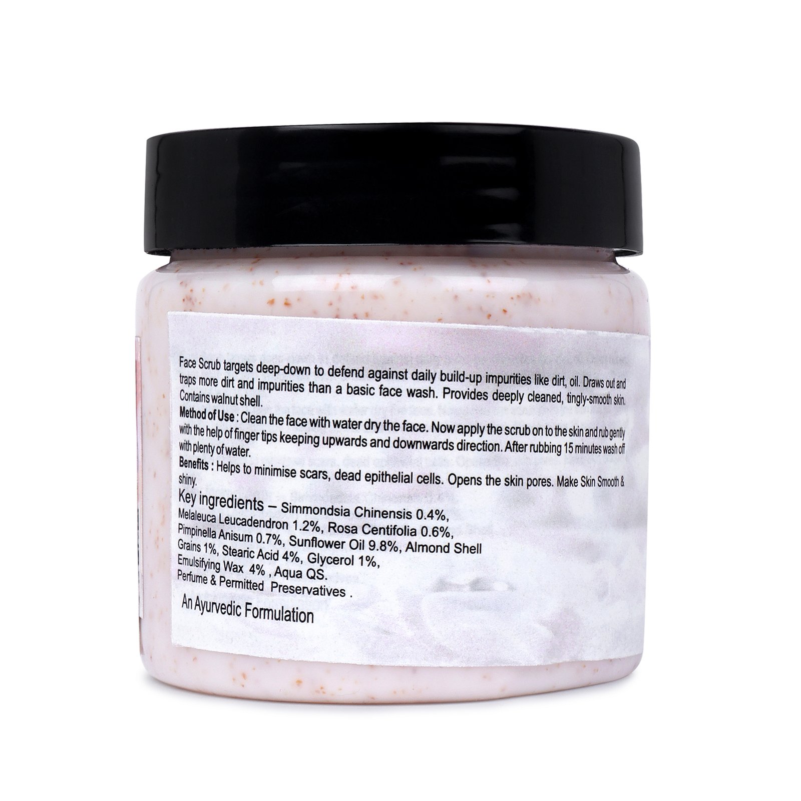 K Roots Herbal D-Tan Face Scrub (500gm) | Tan Removal & Blackhead Removal Face Scrub | Deep Cleansing Exfoliating Scrub for Face & Neck | For All Skin Types - Image 3